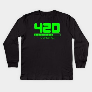 420 Uploading Kids Long Sleeve T-Shirt